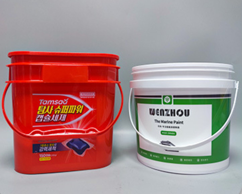 Seau à peinture en plastique étanche avec couvercle pour peintre professionnel