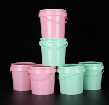 Impression à l'écran Seau de nourriture en plastique personnalisé 0.2L-20L Capacité