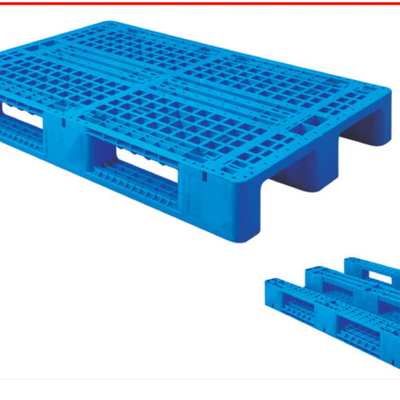 Palette en plastique empilable à neuf pieds réutilisable résistant à la corrosion