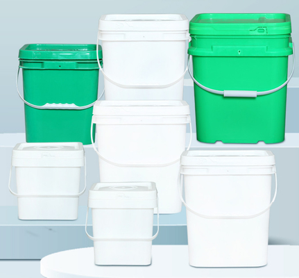 100% matières premières Boîte en plastique carré pour le stockage Contenant en plastique carré