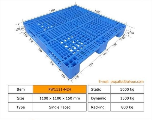 Une solution industrielle efficace pour les palettes en plastique empilables durables