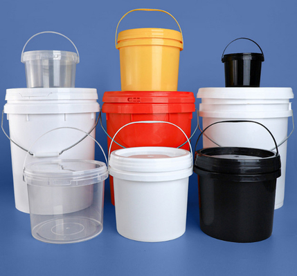 Seau en plastique rond de 10 litres pour le stockage en vrac