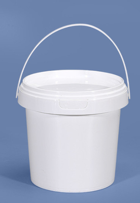 Impression à l'écran Seau alimentaire en plastique léger avec matériau PP / HDPE