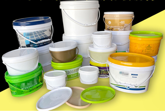 Seau de stockage en plastique ovale personnalisable avec épaisseur de consultation
