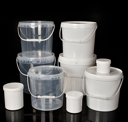 Bouteille en plastique transparent avec impression IML Forme de bouteille durable T/T Accepté
