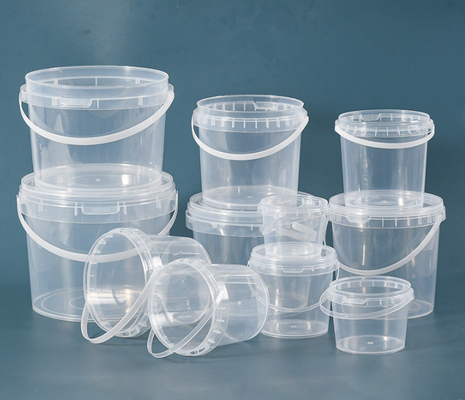 Bottes en plastique transparent personnalisables Surface lisse Iml/impression par transfert thermique Acceptée