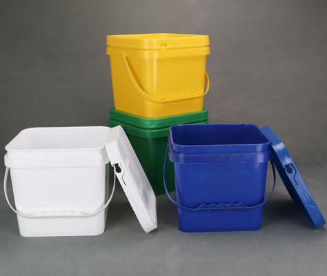 Contenants de stockage en plastique de qualité alimentaire imperméables à la fuite avec couvercles résistants aux UV recyclables