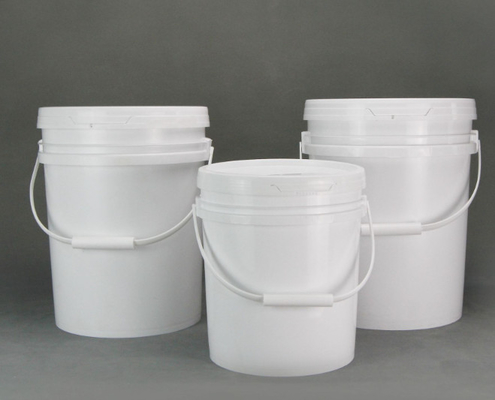 Seau rond de stockage de produits chimiques avec poignée 0,2-35L Capacité pour les applications industrielles