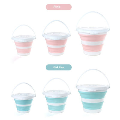 Bouteille en plastique pliable de 10L Conception économe en espace pour le camping Lavoir des voitures Aventures en plein air