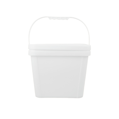 Seau carré en plastique PP pour peinture 100% matières premières vierges Carré