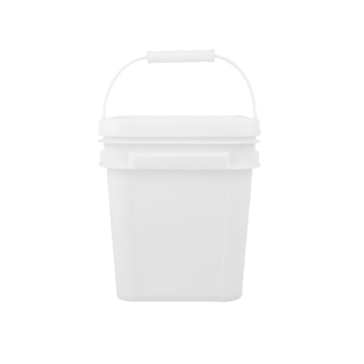 Vaisseau en plastique carré de qualité alimentaire blanc ou autre pour des solutions pratiques de stockage