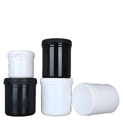 Pot en PET à bouchon rabattable avec fond monobloc pour stockage résistant à l'humidité