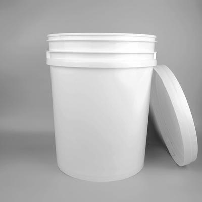 Seau en plastique rond chimique d'une capacité de 1 litre et d'impression par transfert thermique