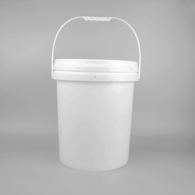 Récipient de peinture en plastique solide avec tuyau de coulée