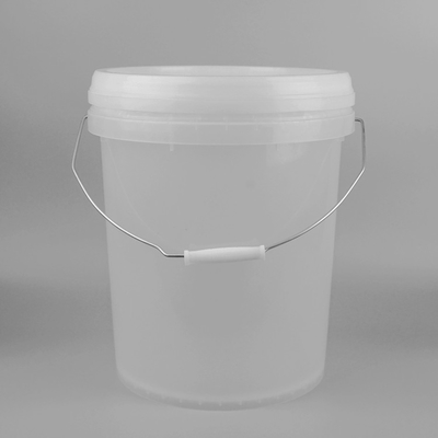 Seau en plastique transparent de polypropylène