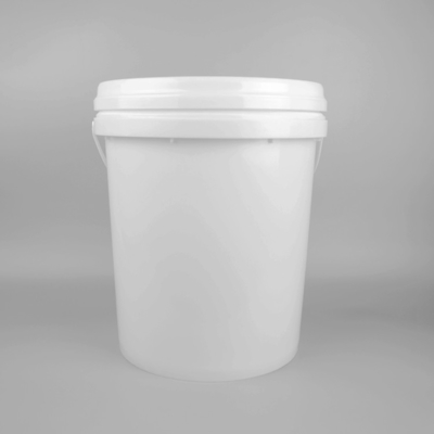 Récipient de peinture en plastique solide avec tuyau de coulée