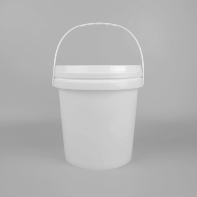 Seau de peinture en plastique de 18 litres avec couvercle et poignée