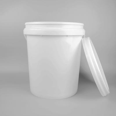 18L pp seau en plastique de noir de 5 gallons autour de catégorie comestible claire