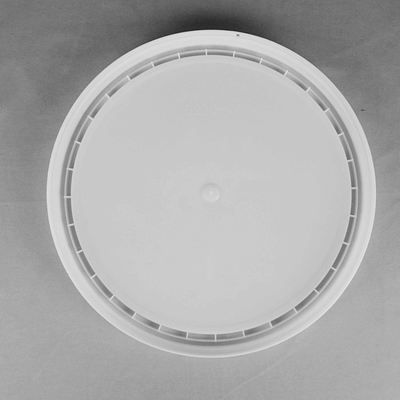 20L Snap On Lid Seau en plastique empilable 15,5 Hauteur 11,5 Diamètre Conception blanche personnalisable