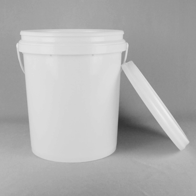 18L pp seau en plastique de noir de 5 gallons autour de catégorie comestible claire