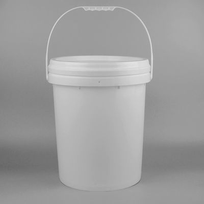 Polypropylène libre de BPA coffre-fort blanc de nourriture de 5 seaux de gallon pour la peinture
