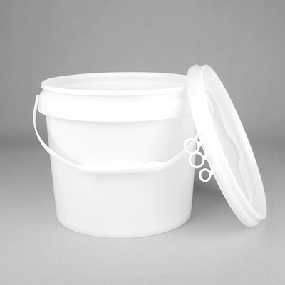 7kg peignent le seau en plastique avec le couvercle et la poignée