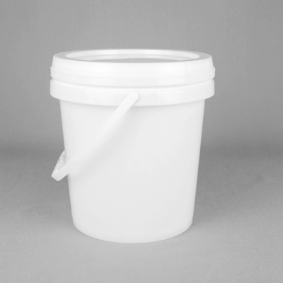 Seau de qualité alimentaire réutilisable sans BPA avec couvercle et poignée lave-vaisselle sécuritaire recyclable