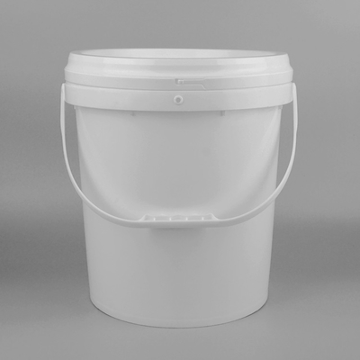 Récipient de peinture résistant au gel en plastique rouge
