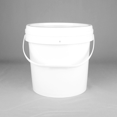 Accueil d'OEM récipients d'entreposage en plastique de peinture de 9 litres Pail With Lid blanche
