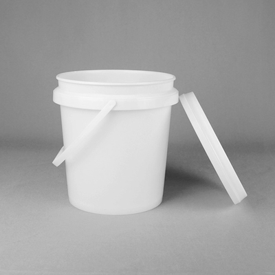Seau de qualité alimentaire réutilisable sans BPA avec couvercle et poignée lave-vaisselle sécuritaire recyclable