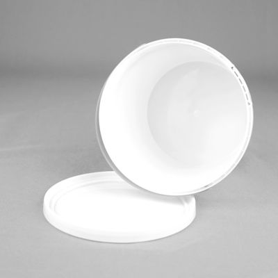 Un seau alimentaire en PP/HDPE en plastique avec un couvercle pour l'emballage alimentaire