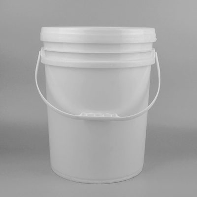 30*27*38cm seau en plastique de peinture de 5 gallons avec la couleur adaptée aux besoins du client par couvercle