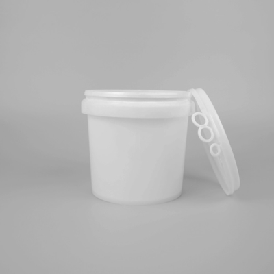 IML a imprimé de petits seaux en plastique clairs la chaleur Transferprinting de 1 litre