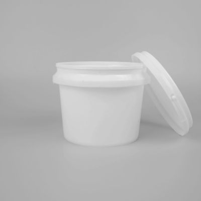 Écran imprimant le seau en plastique rond 1200ml pour des peintures de brosses de jouets