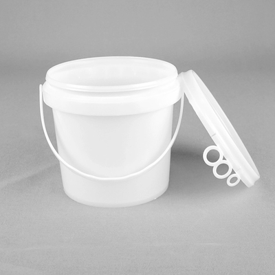 Le GV a certifié le récipient d'entreposage en plastique clair de nourriture de seau de 1 litre