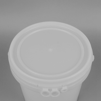 Seau 2L en plastique de petite capacité avec le couvercle et la poignée