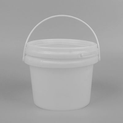 Écran imprimant le seau en plastique rond 1200ml pour des peintures de brosses de jouets