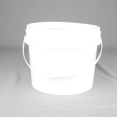 seau en plastique de nourriture de 5L PP/HDPE avec la poignée