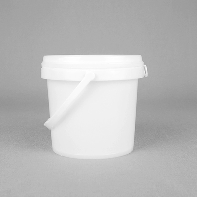 Le GV a certifié le récipient d'entreposage en plastique clair de nourriture de seau de 1 litre