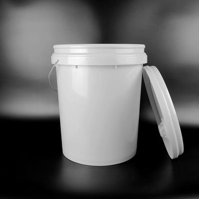 Seau résistant de 5 gallons de catégorie comestible de pp avec l'utilisation de peinture de mur de couvercle