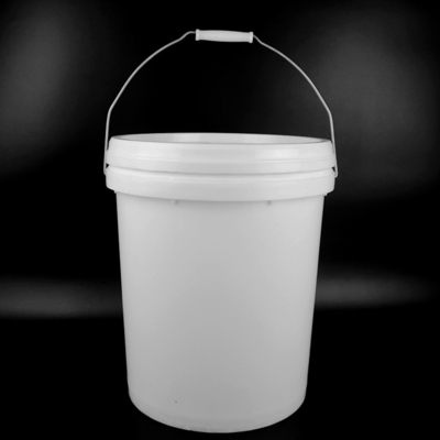 Seau 25L en plastique matériel de l'agriculture pp avec le couvercle empilable
