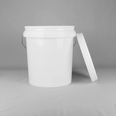 IML marquant le seau 14L en plastique peint par colle avec le couvercle et la poignée