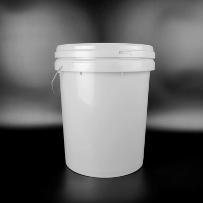 Seaux en plastique de gallon de la certification 19L de GV cinq avec des couvercles