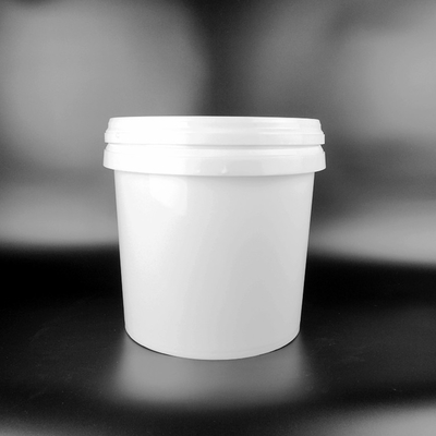 Approbation 18Kg de GV autour de la capacité blanche de Pail With Cover Durable Large