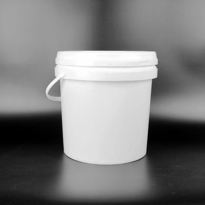 Barillet peint imperméable de conditionnement en plastique de 8 litres avec le couvercle et la poignée