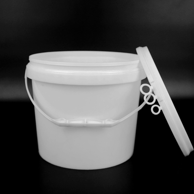 seau en plastique rond de 0.8-1.5mm avec l'emballage de sac de Logo Customization For Carton Or