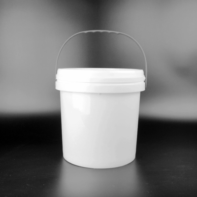 Seau 5L en plastique rond avec le couvercle