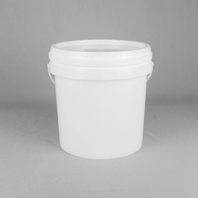 rond 8L récipients en plastique de 2 gallons avec des couvercles, seaux en plastique de deux gallons