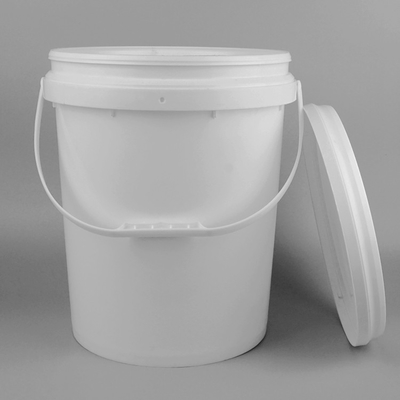19L récipient en plastique en plastique de seau de peinture de 5 gallons avec la poignée et le couvercle