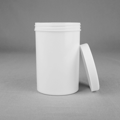 pot chimique de conditionnement en plastique de la poudre 500ml avec le couvercle